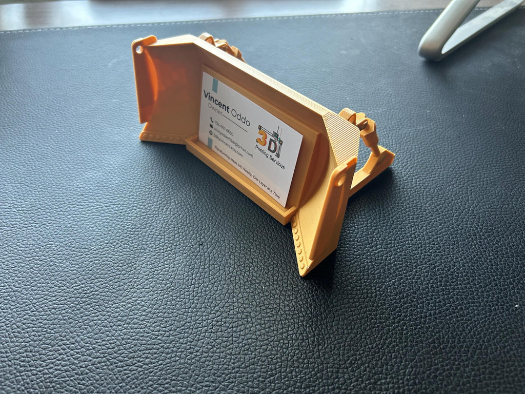 Dozer Business Card Holder
