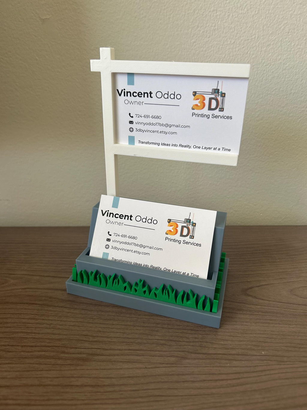 Realtor Sign Business Card Holder