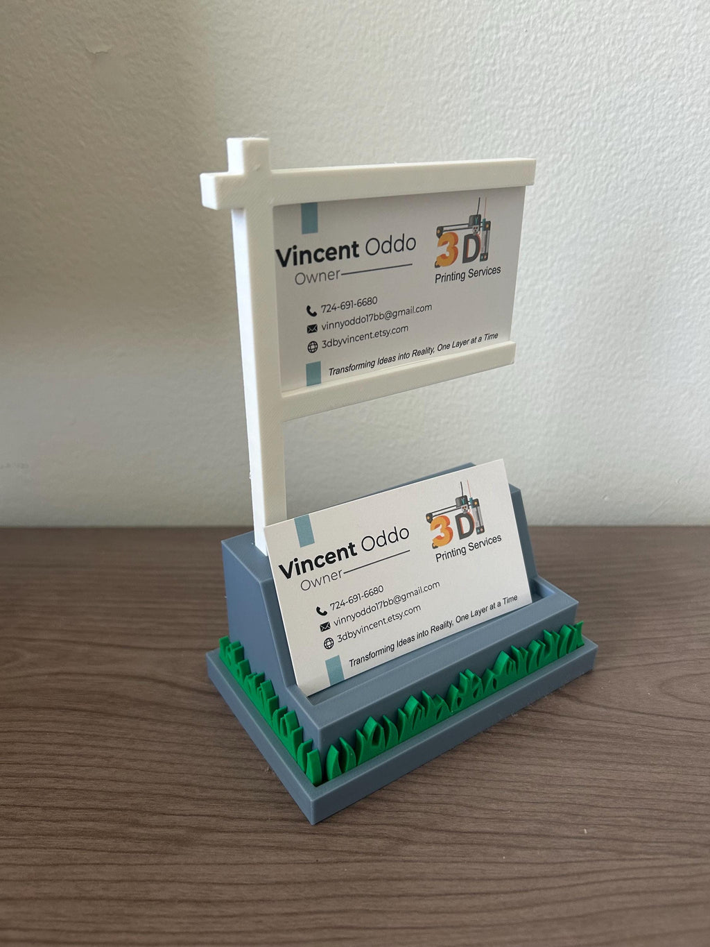 Realtor Sign Business Card Holder