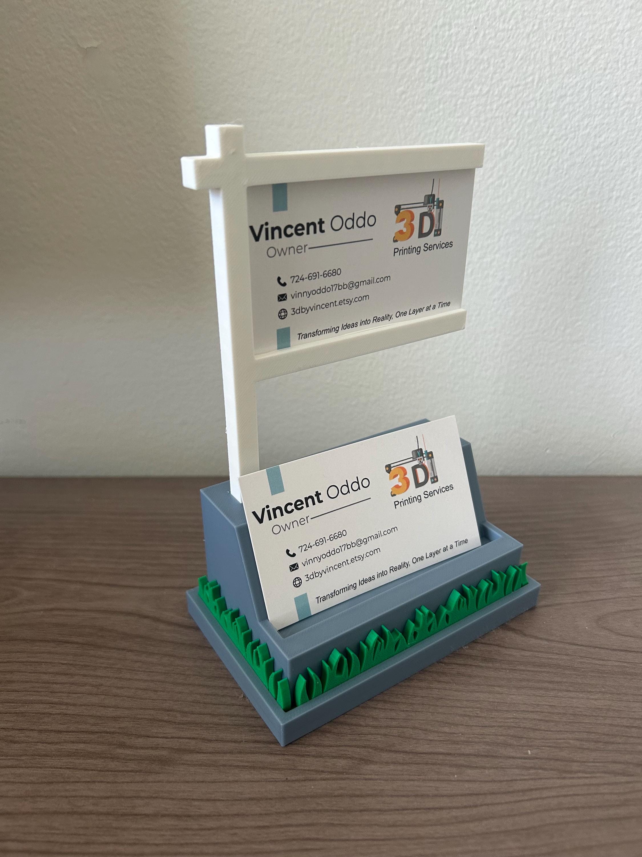 Realtor Sign Business Card Holder