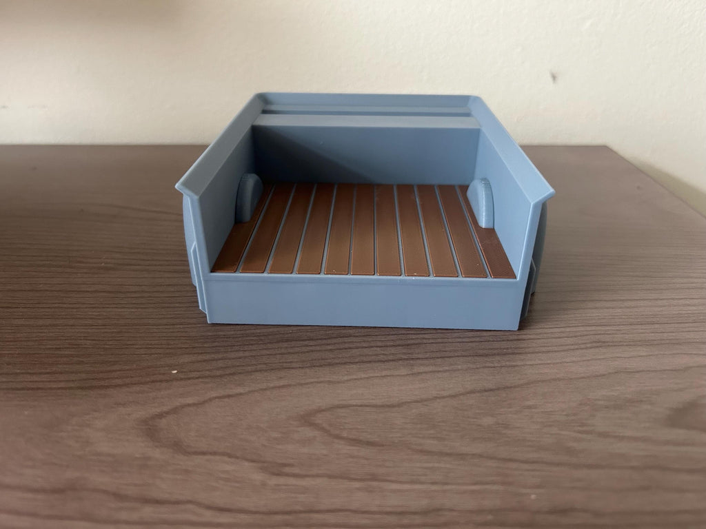 3D printed vintage truck bed business card holder